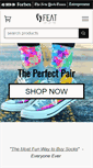 Mobile Screenshot of featsocks.com