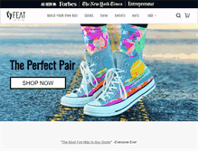 Tablet Screenshot of featsocks.com